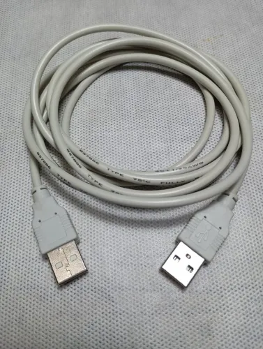 Cabo extensor USB 2.0 macho x macho com 2 metros.2 metros 