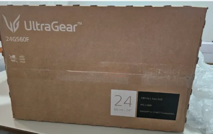 Monitor Gamer LG UltraGear 24 pol 24GS60F-B IPS 180hz