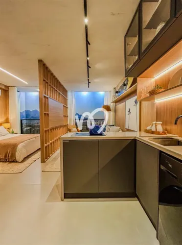 Linda Double Suite no Arte Design, um dos condomínios mais completo