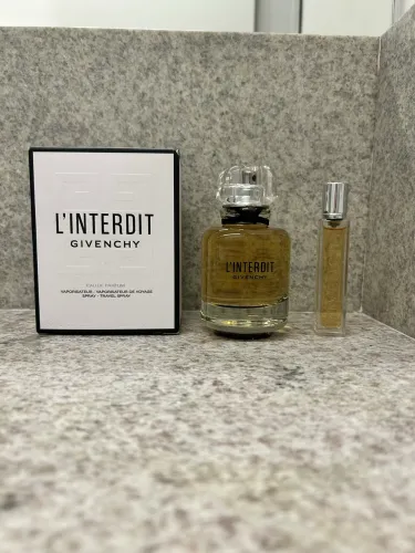 Kit Perfume Givenchy L'Interdit Eau de Parfum 80ml + Travel Spray (Original)
