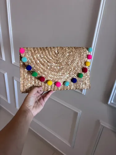 Bolsa estilo carteira de praia