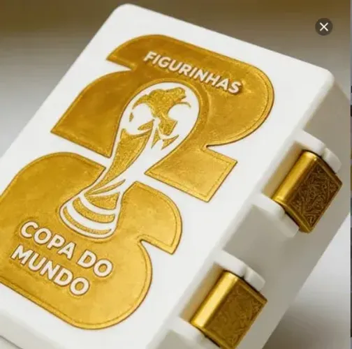 Caixa Maleta Porta Figurinhas da COPA DO MUNDO 2026