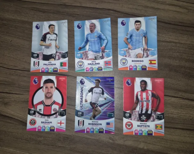 Lote de Figurinhas/Cartas Panini Premier League