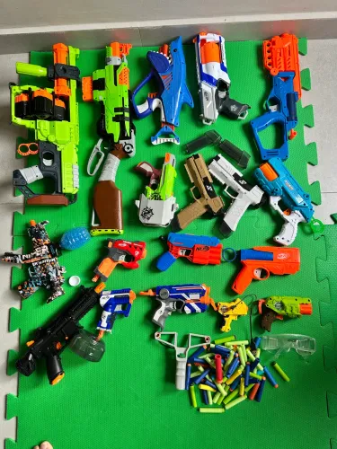 Coleção Nerf e outras