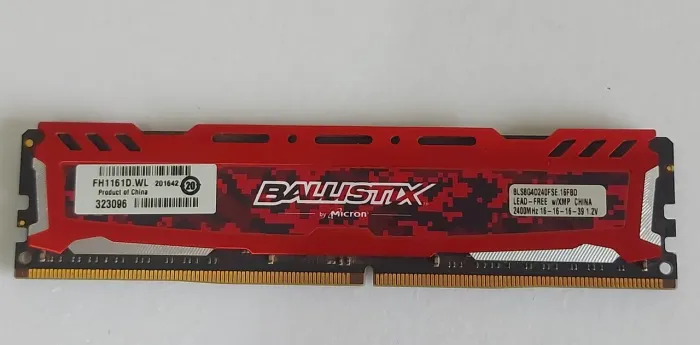 Memória 8gb Crucial Ballistix Sport LT DDR4 de 2400MHz Top!
