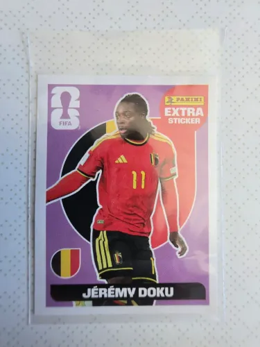 Panini Figurinha Extra Legend Jérémy Doku Copa do Mundo 2026