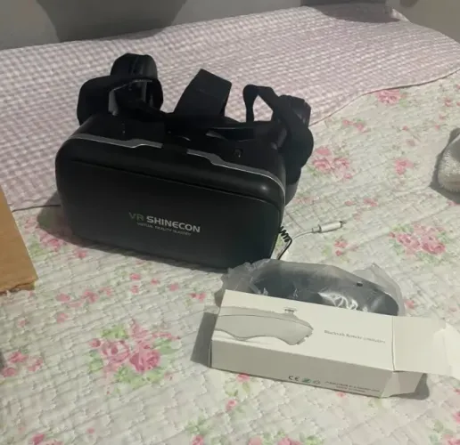 Óculos Vr Shinecon - Modelo Completo - Com Controle E Fone