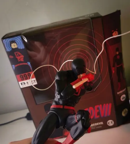 Action Figure Articulada Demolidor / Daredevil CT Toys 999 Versão Black