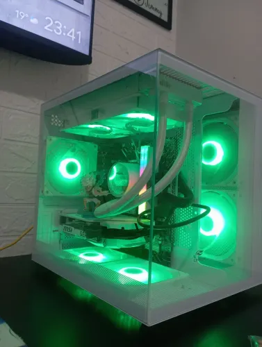 Pc gamer RTX4060MSI i5 12° placa mãe da Asus fonte 680 80w 32 ram SSD 1tb wooter cooler 