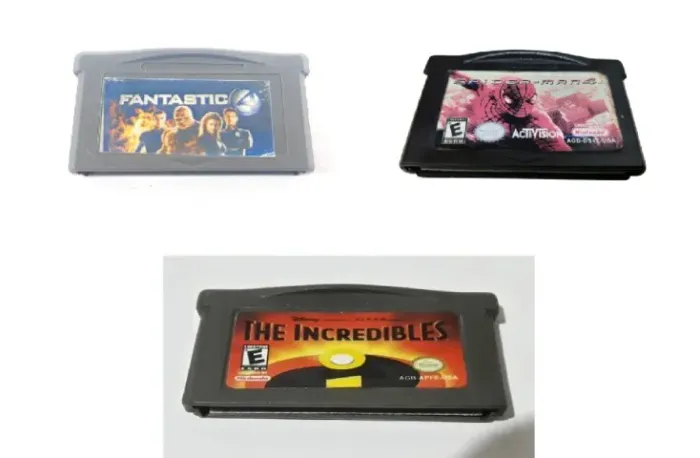 3 Jogos no Pacote GBA Game Boy Advance Nintendo usado