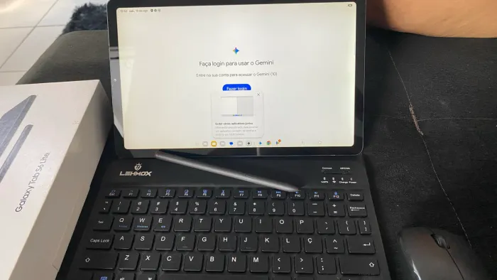 Tab S6 lite 64gb wifi caixa completo nota fiscal