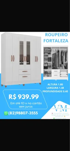 Quero vende esse guarda roupa com ho preço muito abaixo do que comprei lacrado