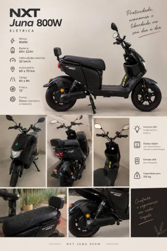 Moto elétrica NXT Juna 800W elétrica