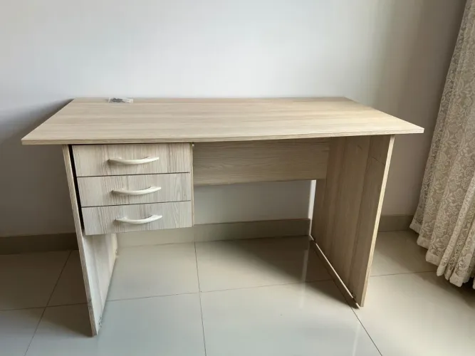 Movel Mesa Escritorio com Gaveta Madeira Escrivaninha