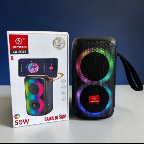 Caixa de som Bluetooth Rgb profissional