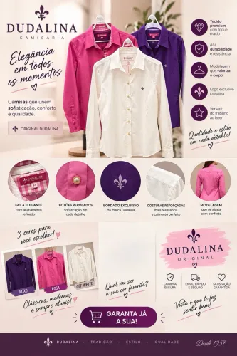 Camisa Social Dudalina Original