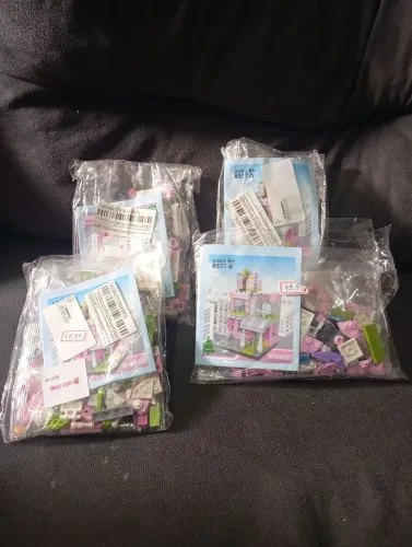 Kit 4 blocos de montar mini