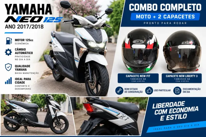 Yamaha NEO 125 - Ano 2017/2018