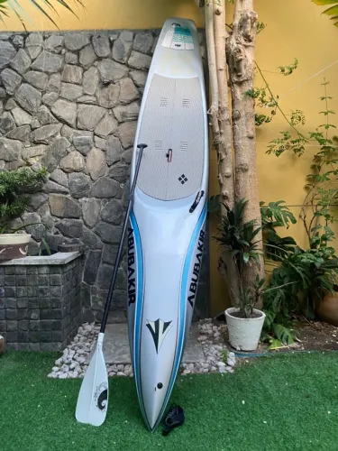 Prancha SUP Race Abubakir 12' - Completa com Remo (Oportunidade)