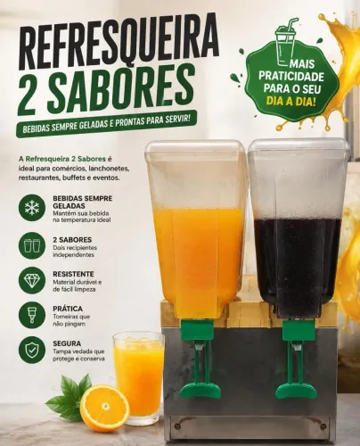 Refresqueira 2 Sabores