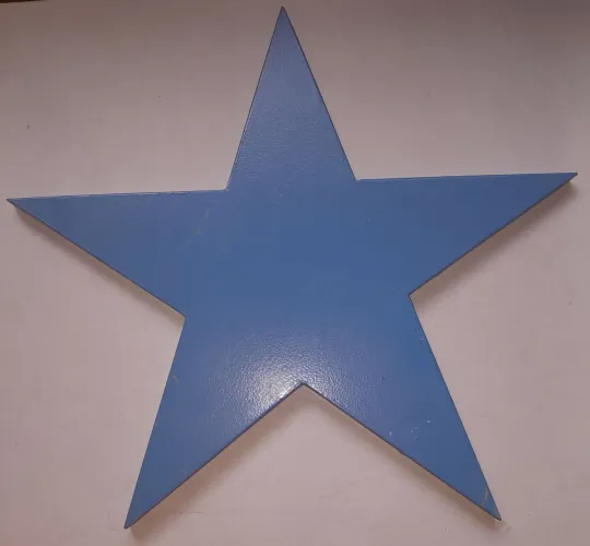 Estrela decorativa em MDF