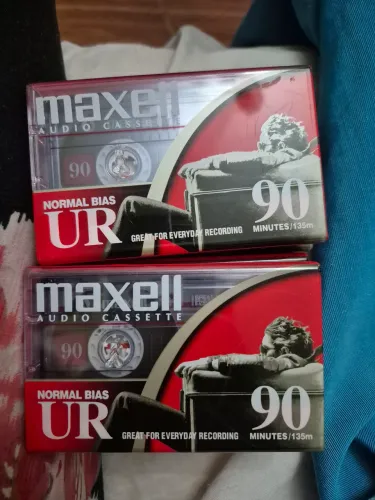 Fitas cassetes lacradas Maxell 90 minutos