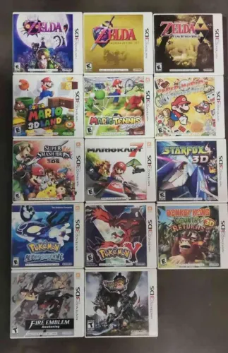 coleção de jogos 3ds