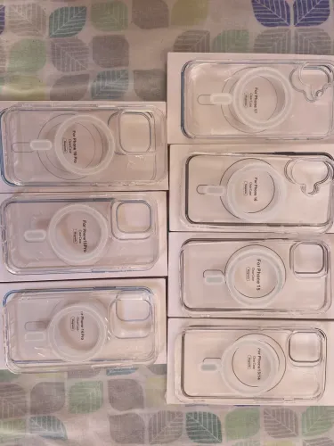 Capa IPhone Silicone Transparente 14, 14 Pró, 15, 15 Pró, 16, 16 Pró, 17