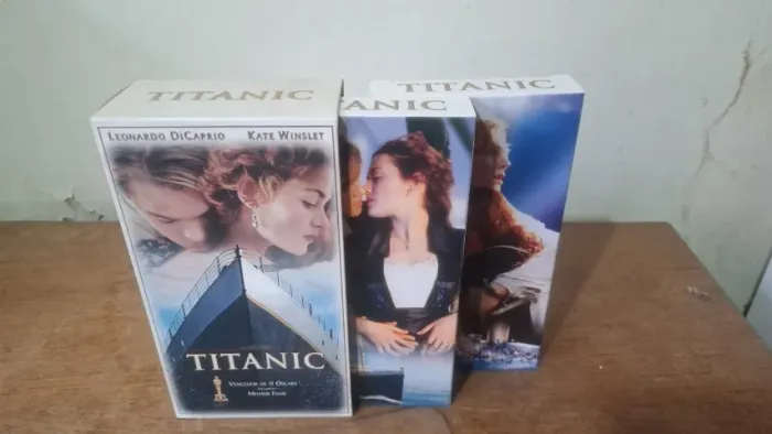 VHS Raro - Filme Titanic em VHS duplo em otimo estado