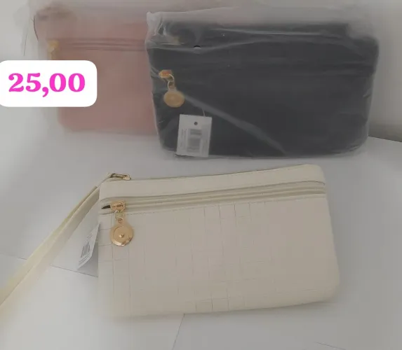 VENDO BOLSA DE MÃO COM DOIS ZÍPERS