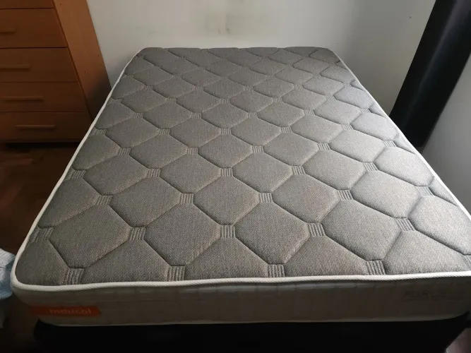 Cama Box Casal com Colchão