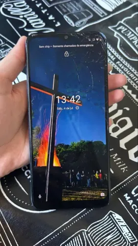 Moto G20 Azul - Ideal para Celular Reserva ou Peças (Funcionando)