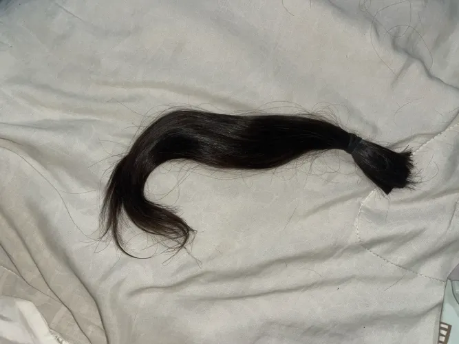 Cabelo natural virgem brasileiro 88g longo (ideal para mega hair)