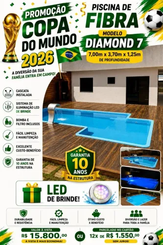 Piscina para Brasília de 7 metros