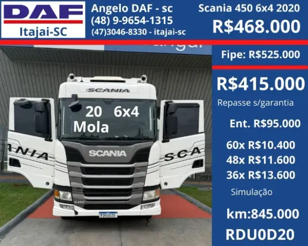 Scania R450 6x4 2020 