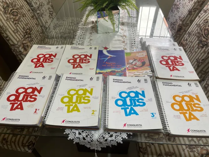 Livros 6 ano - CONQUISTA Editora Positivo 