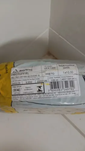 Fio 10 fechado novo 100 metros