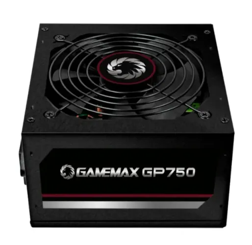 Fonte Gamemax ATX, 750W, 80 Plus Bronze, PFC Ativo, Preta - GP750