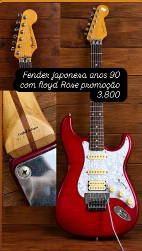 Guitarra Fender japonesa anos 90
