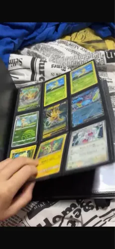 Lote de cartas + fichario
