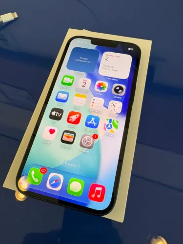 iPhone 13 128GB Midnight - Impecável - 90% Bateria - Caixa Original