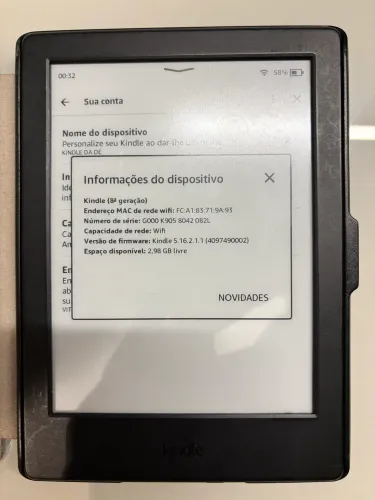 Kindle 8 Geração
