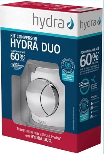 Hydra duo kit acabamento e conversor