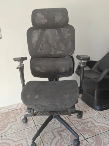 Cadeira Game / Ergonômica Truerza, Malha Respirável com suporte lombar adaptável