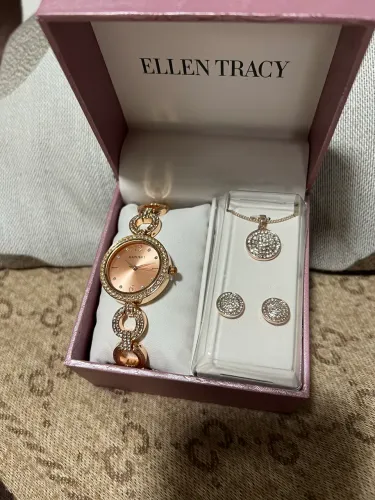 Kit relógio Tracy + conjunto semijoias/ Rose Gold