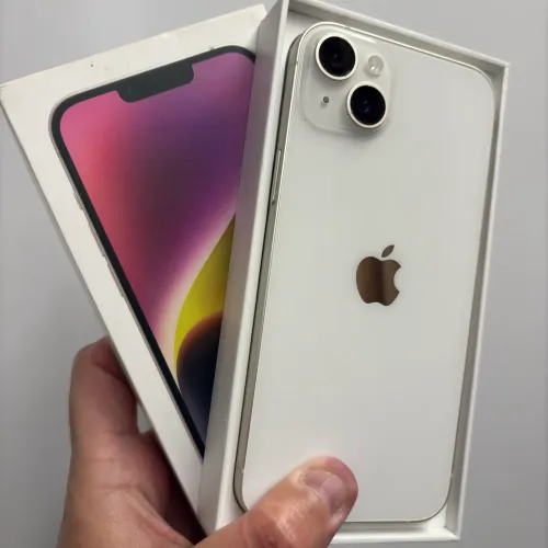 Iphone 14 Plus 128Gb Branco Estado de Novo Tudo Original !