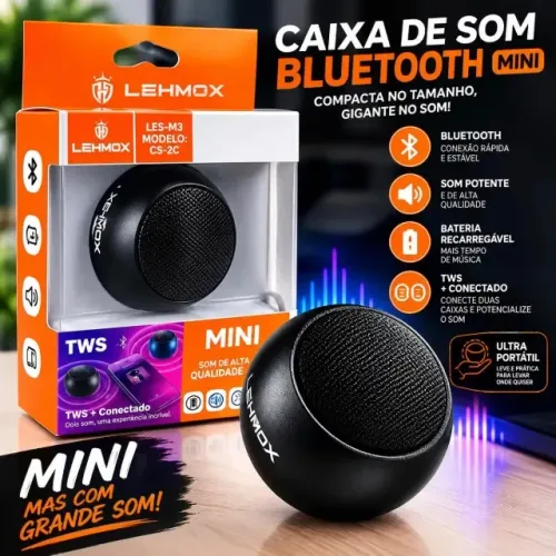 Vendo mini caixa de som portátil