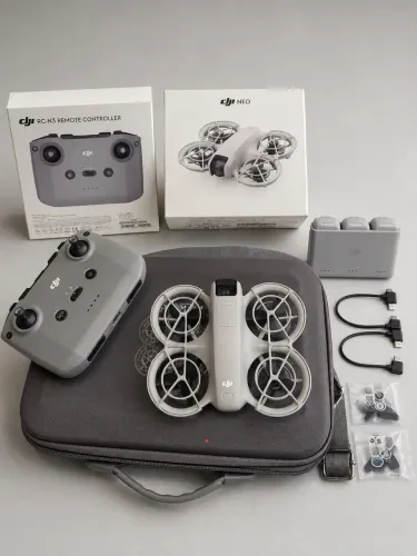 Drone DJI Neo 4K Fly More Completo + Maleta e Proteção