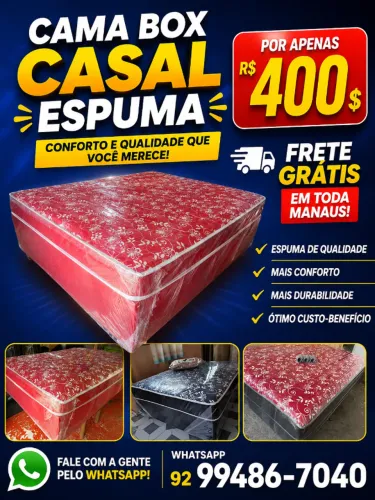 Mega mega, Cama Box Disponível