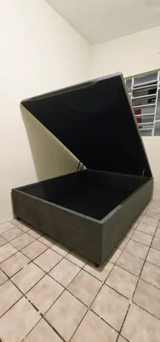Base baú casal padrão 138x188 linha alta Premium, melhor base baú da OLX valor de atacado.